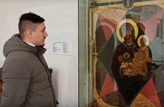 Проект «Экспонат»: Сергей Бунин рассказывает об иконографии иконы «Неопалимая купина»
